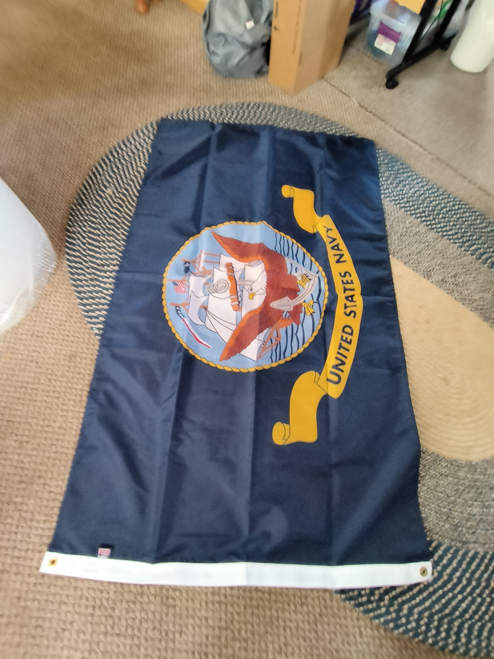 United States Navy Flag - Large Navy Blue Banner 3 X 5 New